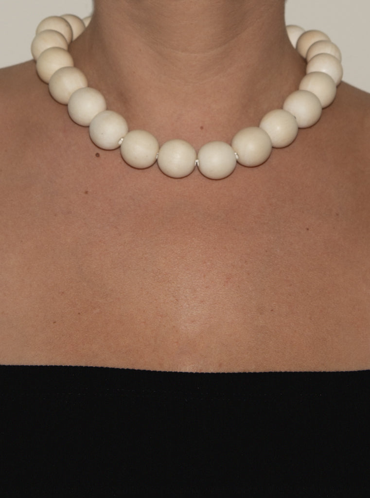 Posie Bold Necklace | Cream