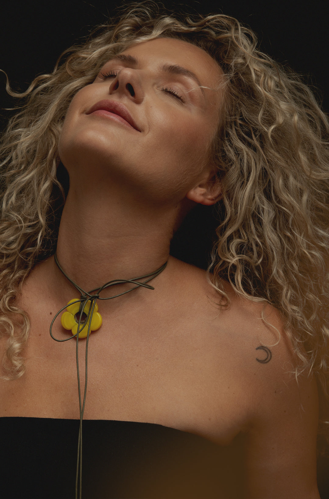 Posie Flower Necklace | Yellow